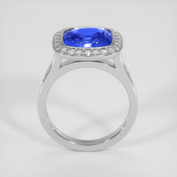 4.98 Ct. Blue Sapphire Ring, 18K White Gold 3