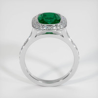 3.11 Ct. Emerald Ring, 18K White Gold 3