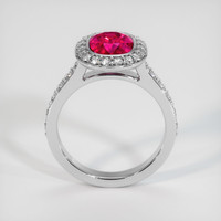 2.53 Ct. Ruby Ring, 18K White Gold 3