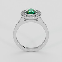 1.83 Ct. Bluish Green Sapphire Ring, 18K White Gold 3