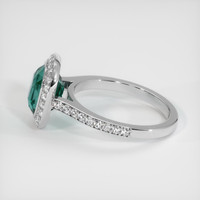 4.07 Ct. Sapphire Ring, 18K White Gold 4