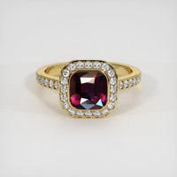 2.02 Ct. Ruby Ring, 14K Yellow Gold 1