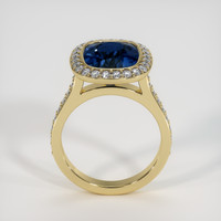 6.15 Ct. Blue Sapphire Ring, 14K Yellow Gold 3