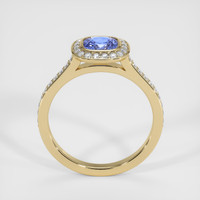 1.31 Ct. Blue Sapphire Ring, 14K Yellow Gold 3