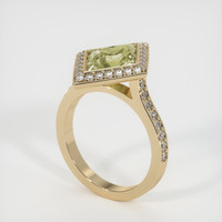 3.20 Ct. Sapphire Ring, 14K Yellow Gold 2