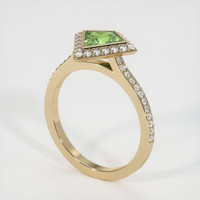 0.86 Ct. Sapphire Ring, 14K Yellow Gold 2