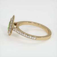 0.86 Ct. Sapphire Ring, 14K Yellow Gold 4