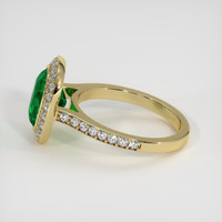 2.52 Ct. Emerald Ring, 18K Yellow Gold 4