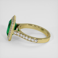 2.84 Ct. Emerald Ring, 18K Yellow Gold 4