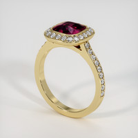 2.02 Ct. Ruby Ring, 18K Yellow Gold 2