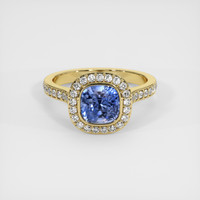 2.24 Ct. Sapphire Ring, 18K Yellow Gold 1