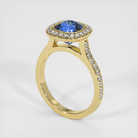 2.24 Ct. Sapphire Ring, 18K Yellow Gold 2