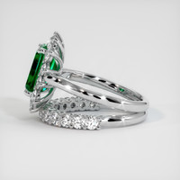 3.19 Ct. Emerald Ring, Platinum 950 4