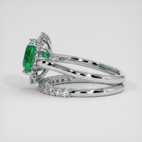 2.82 Ct. Emerald Ring, Platinum 950 4