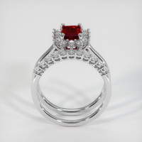 1.04 Ct. Ruby Ring, Platinum 950 3