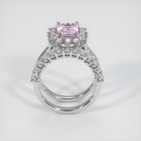 2.01 Ct. Pink Sapphire Ring, Platinum 950 3