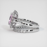 2.01 Ct. Pink Sapphire Ring, Platinum 950 4