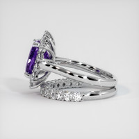4.07 Ct. Color Change Sapphire Ring, Platinum 950 4