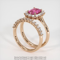 1.80 Ct. Sapphire Ring, 14K Rose Gold 2