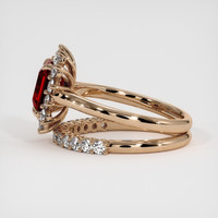 2.03 Ct. Ruby Ring, 14K Rose Gold 4