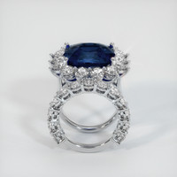 15.18 Ct. Sapphire Ring, 14K White Gold 3