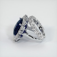 15.18 Ct. Sapphire Ring, 14K White Gold 4