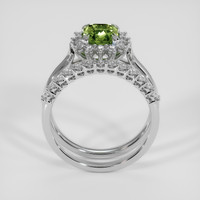 1.28 Ct. Bi Color Sapphire Ring, 18K White Gold 3