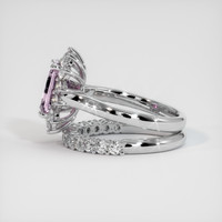 2.01 Ct. Sapphire Ring, 18K White Gold 4