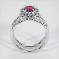 1.16 Ct. Sapphire Ring, 18K White Gold 3