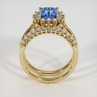 1.76 Ct. Blue Sapphire Ring, 14K Yellow Gold 3