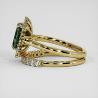 2.44 Ct. Green Sapphire Ring, 14K Yellow Gold 4