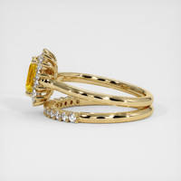 0.84 Ct. Sapphire Ring, 14K Yellow Gold 4