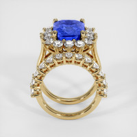 7.71 Ct. Sapphire Ring, 18K Yellow Gold 3