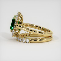 2.18 Ct. Emerald Ring, 18K Yellow Gold 4