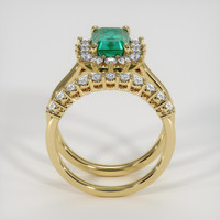 1.53 Ct. Emerald Ring, 18K Yellow Gold 3