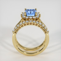 1.89 Ct. Blue Sapphire Ring, 18K Yellow Gold 3