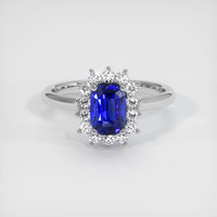 2.14 Ct. Sapphire Ring, Platinum 950 1