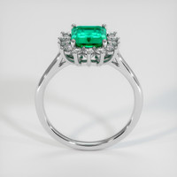 1.60 Ct. Emerald Ring, Platinum 950 3