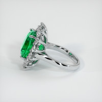 7.80 Ct. Emerald  Ring - Platinum 950