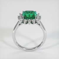 2.63 Ct. Emerald Ring, Platinum 950 3