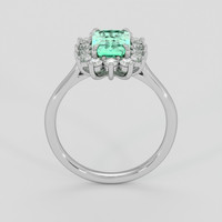 1.18 Ct. Emerald Ring, Platinum 950 3