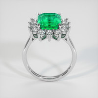 4.58 Ct. Emerald Ring, Platinum 950 3