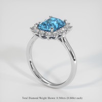 3.22 Ct. Gemstone Ring, Platinum 950 2