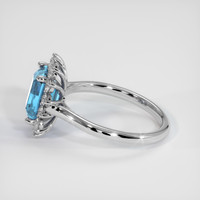 3.22 Ct. Gemstone Ring, Platinum 950 4