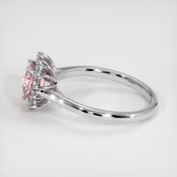 1.57 Ct. Padparadscha Sapphire Ring, Platinum 950 4