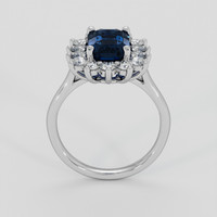 2.23 Ct. Blue Sapphire Ring, Platinum 950 3