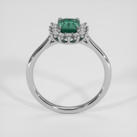 1.29 Ct. Bluish Green Sapphire Ring, Platinum 950 3