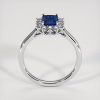 0.94 Ct. Blue Sapphire Ring, Platinum 950 3