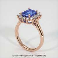 1.79 Ct. Sapphire Ring, 14K Rose Gold 2