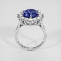 4.88 Ct. Blue Tanzanite Ring, Silver 3